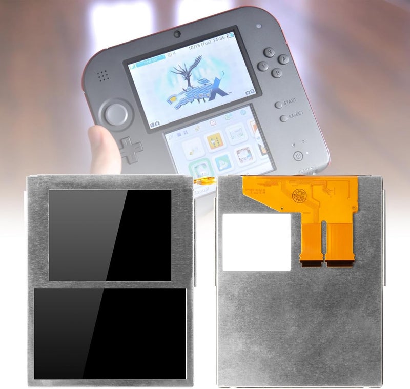 BEXUPULL for Nintendo 2DS Screen Replacement for Nintendo 2DS LCD Screen Repair Kit for Nintendo 2DS Display Replacement Black (Without Touch Digitizer) - Image 1